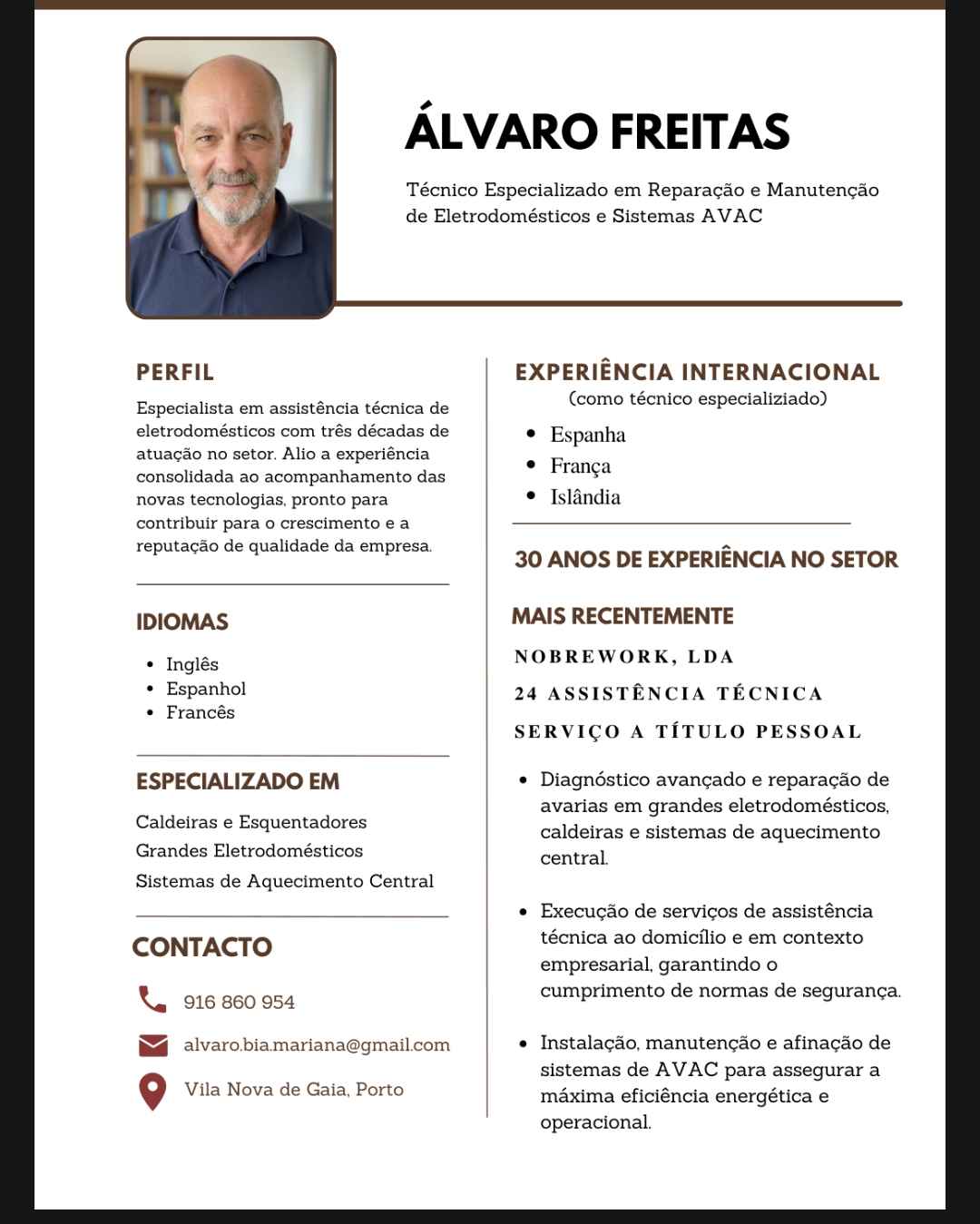 Alvaro Freitas - Vila Nova de Gaia - Réparation ou entretien de plomberie extérieure