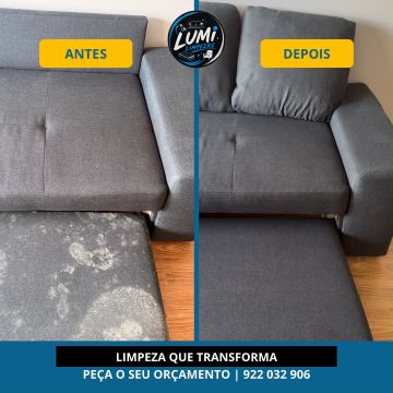 Lumi Limpezas - Vila Nova de Gaia - Nettoyage de tissus d’ameublement et de mobilier
