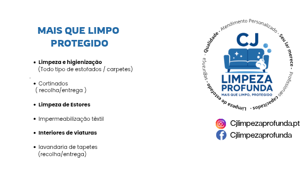 CJ Limpeza profunda - Seixal - Büroreinigung (regelmäßig)