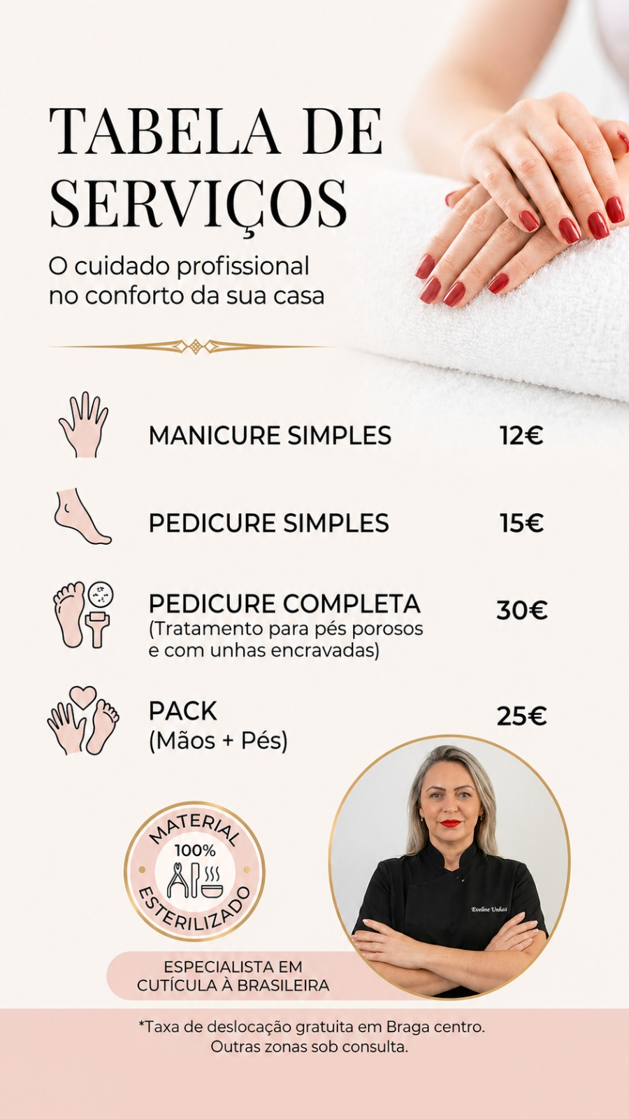 Eveline Unhas - Braga - Maniküre und Pediküre