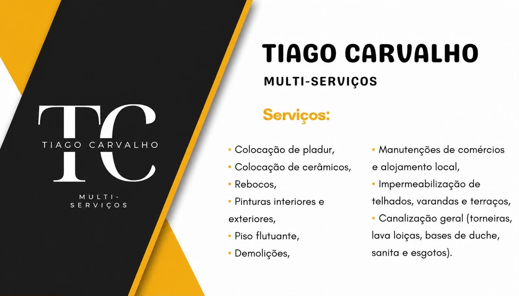 Tiago Carvalho multo-serviços - Amares - Construção de Teto Falso