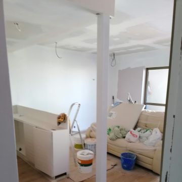 C.F.REMODELAÇOES - Almada - Reparação e Texturização de Paredes de Pladur