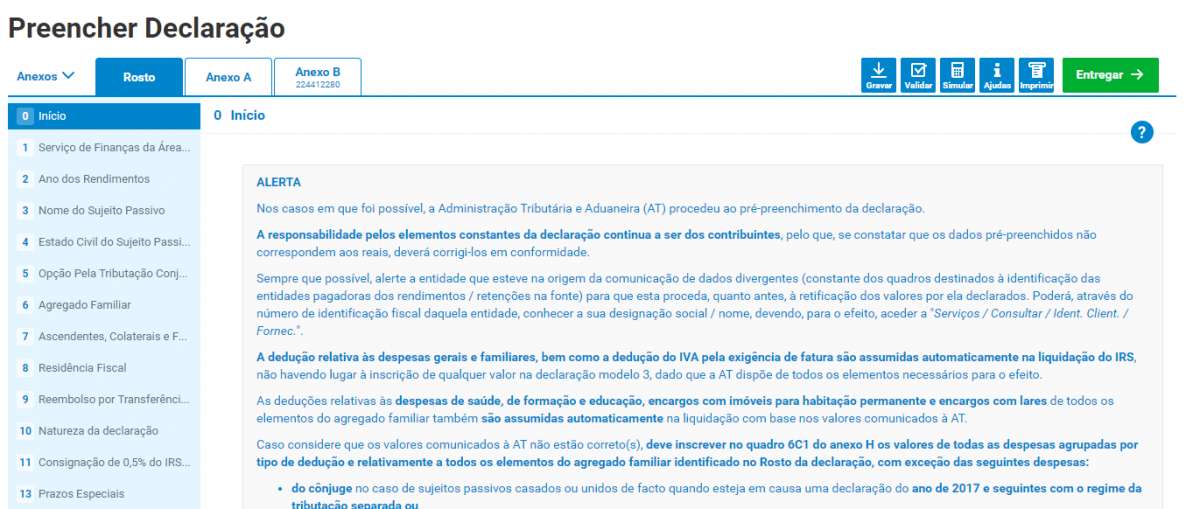 Hugo Velosa - Funchal - Déclaration d'impôt sur le revenu