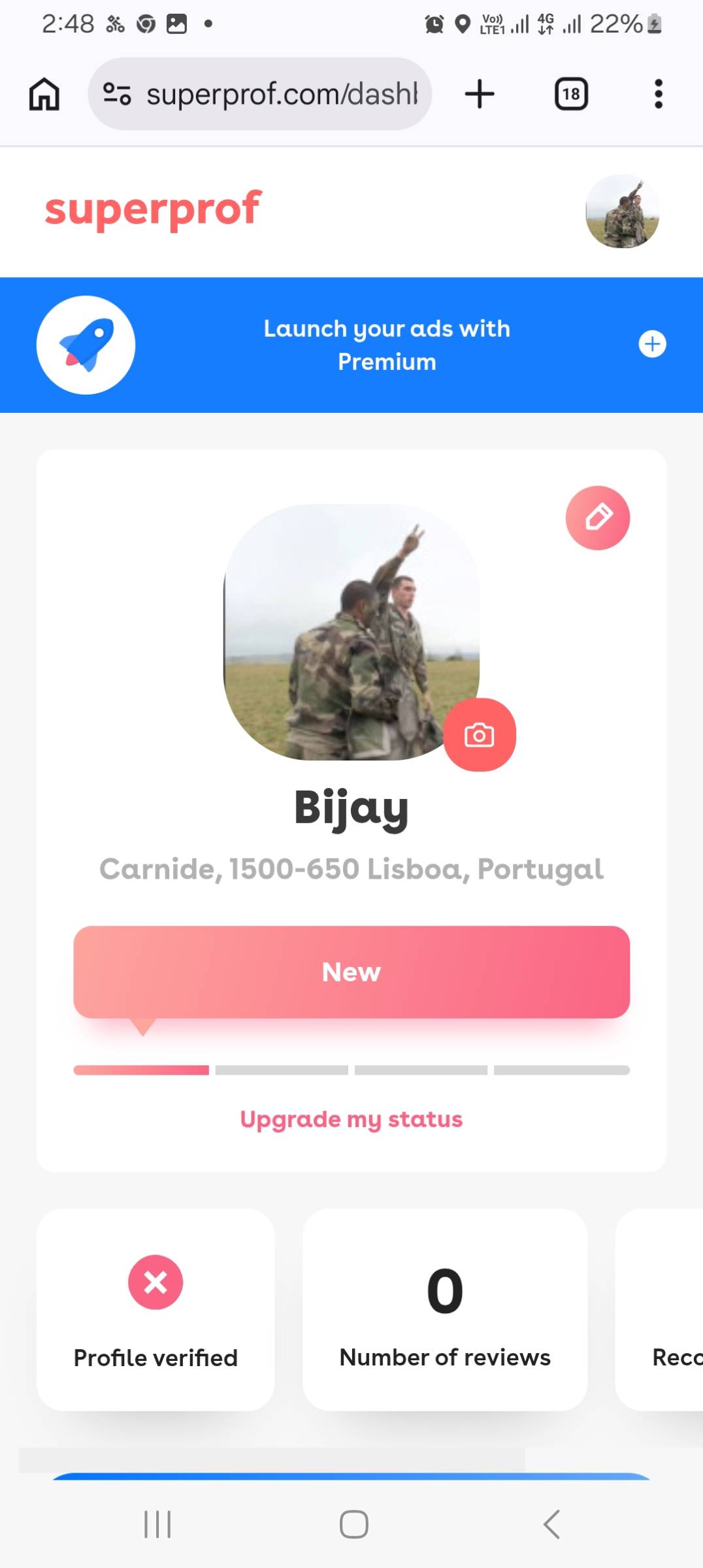 Bijaya Rana Pun - Lisboa - High-Intensity Interval (HIIT) Training