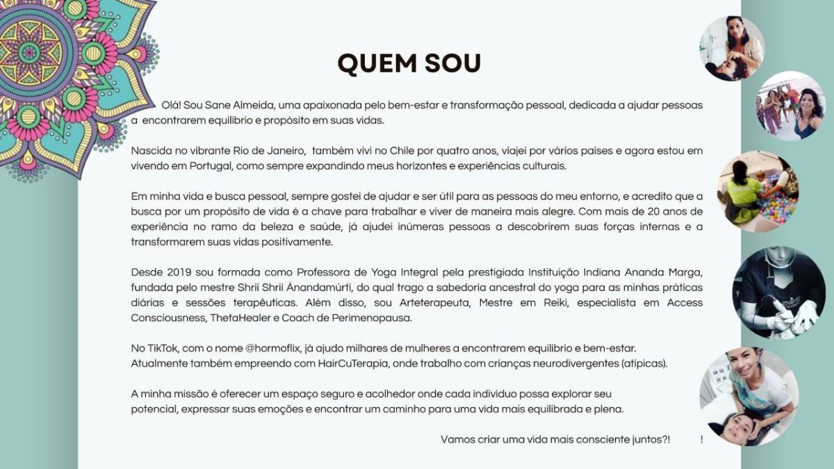 Sane Almeida Terapeuta e Cabeleireira de Crianças - Coimbra - Beleza
