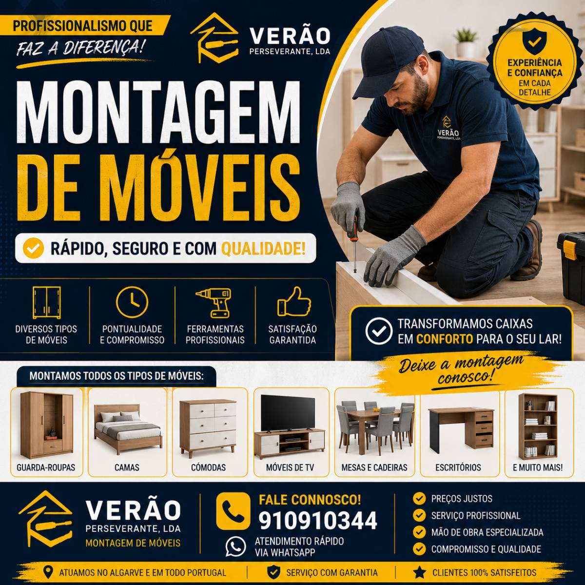 Verão Perseverante lda - Silves - Instalação de Pavimento em Pedra ou Ladrilho