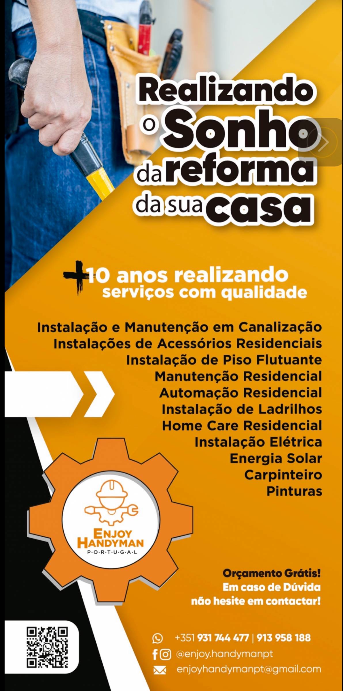 Enjoy Handyman Portugal (JorgeLuiz&EnedinnaSantos) - Vila Nova de Gaia - Biscates
