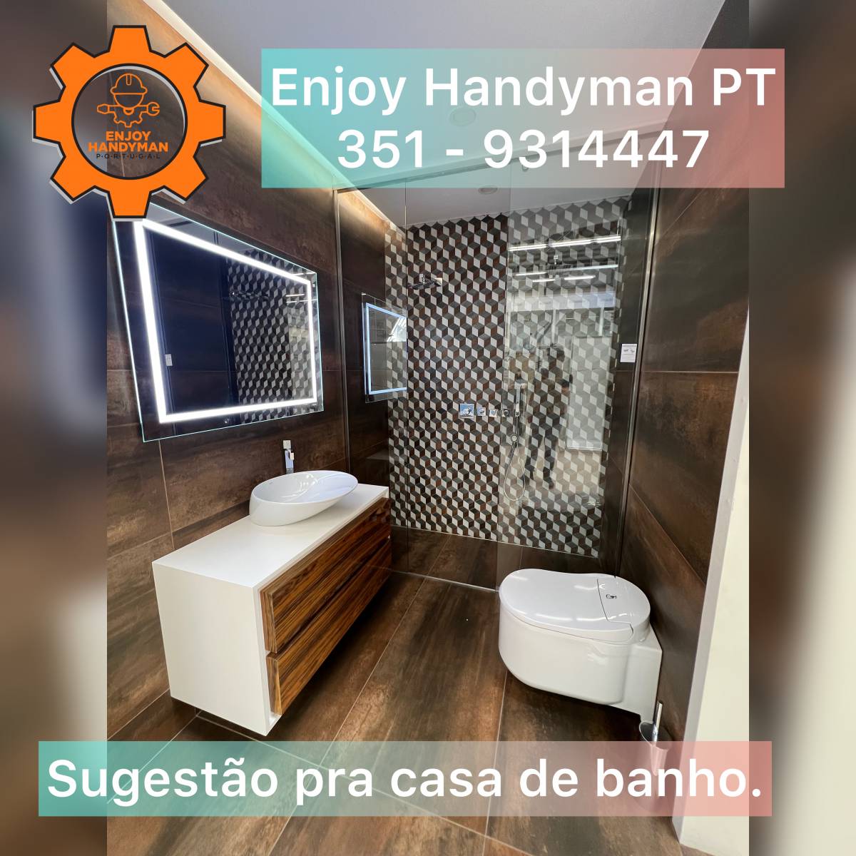 Enjoy Handyman Portugal (JorgeLuiz&EnedinnaSantos) - Vila Nova de Gaia - Reparação de Lavatório e Torneira