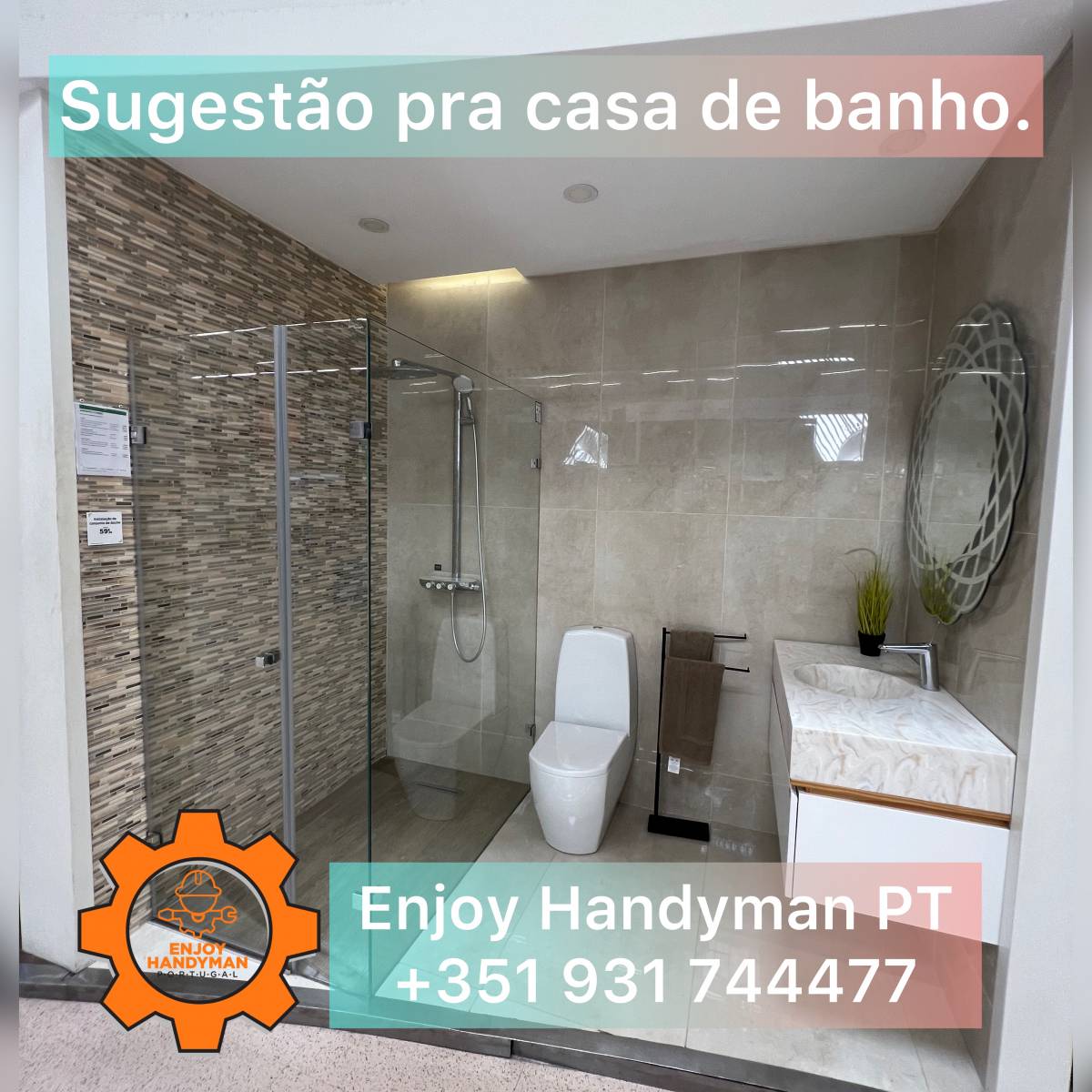 Enjoy Handyman Portugal (JorgeLuiz&EnedinnaSantos) - Vila Nova de Gaia - Instalação de Cobertura de Pátio