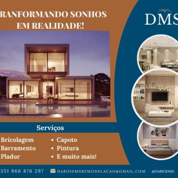 DMS Remodelação Especializada - Leiria - Drywall Repair and Texturing