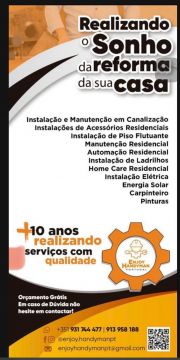 Enjoy Handyman Portugal (JorgeLuiz&EnedinnaSantos) - Vila Nova de Gaia - Montagem de Mesa de Bilhar