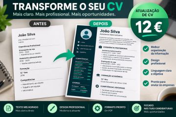 Sabino Pereira | CV & Emprego - Sintra - Editing