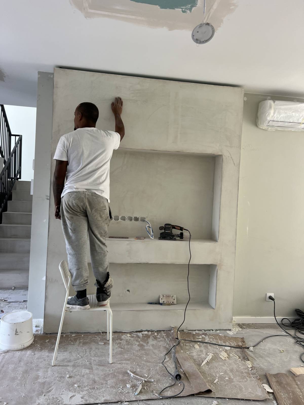 Ds.Remodelações&construções - Almada - Reparação e Texturização de Paredes de Pladur