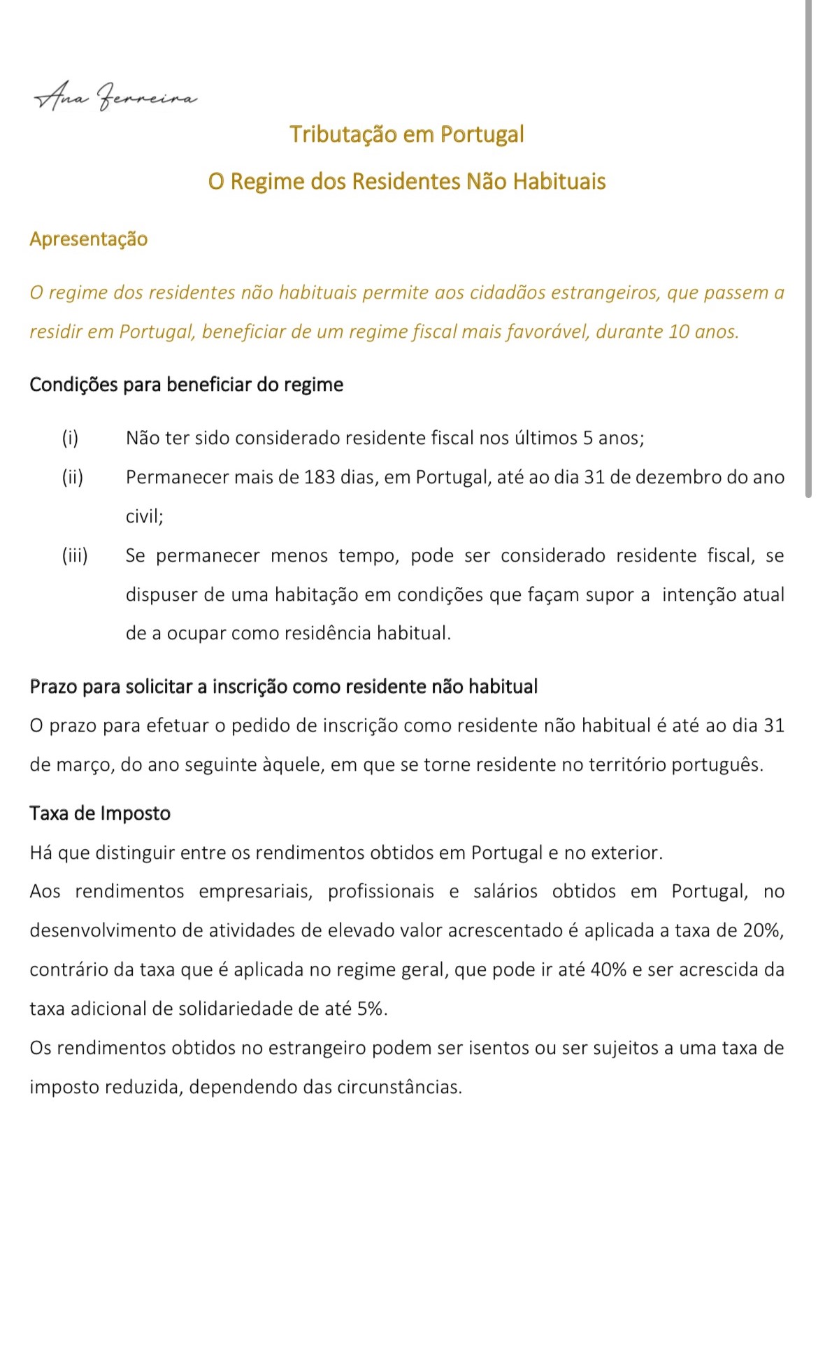 Ana Ferreira - Lisboa - Advogado de Direito Civil