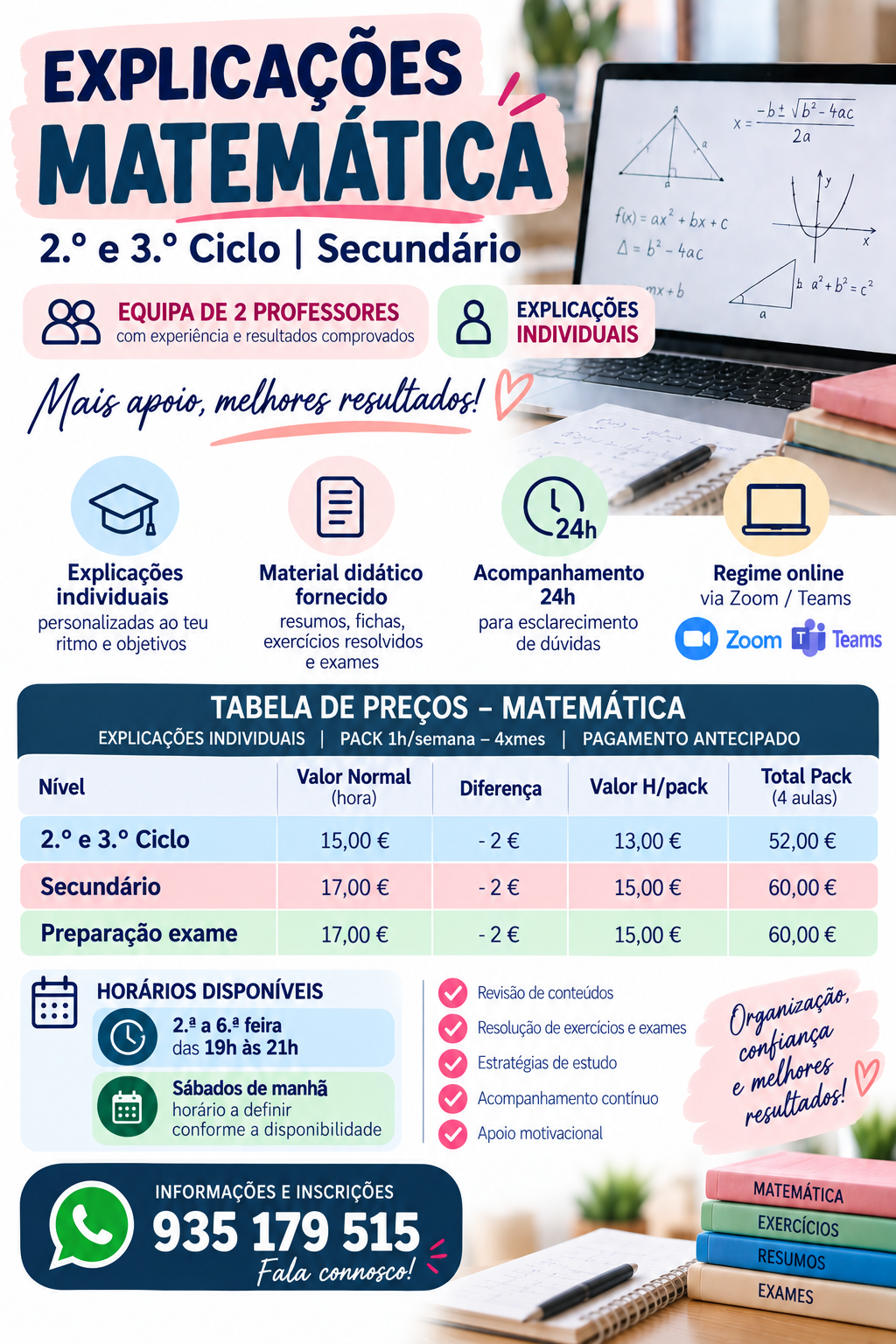 Camila - Lisboa - Tutorías de matemáticas básicas