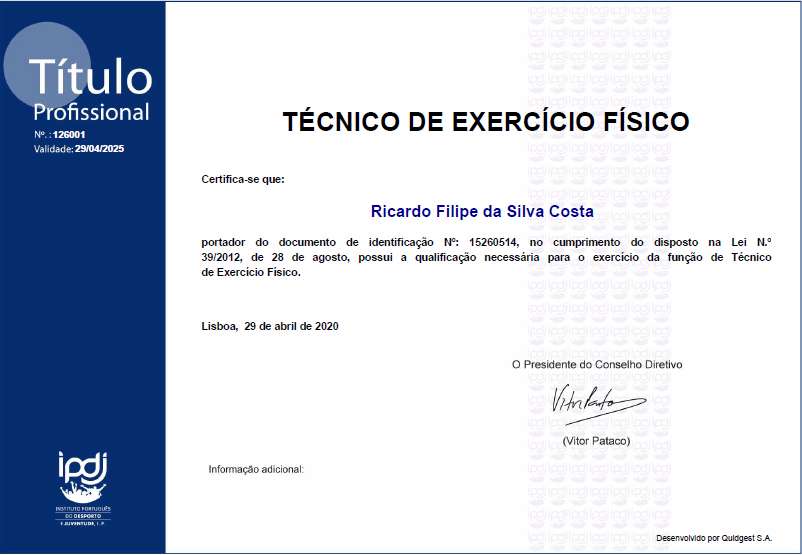 Personal Trainer Ricardo Costa - Online/Presencial em Braga - Amares - Pilates