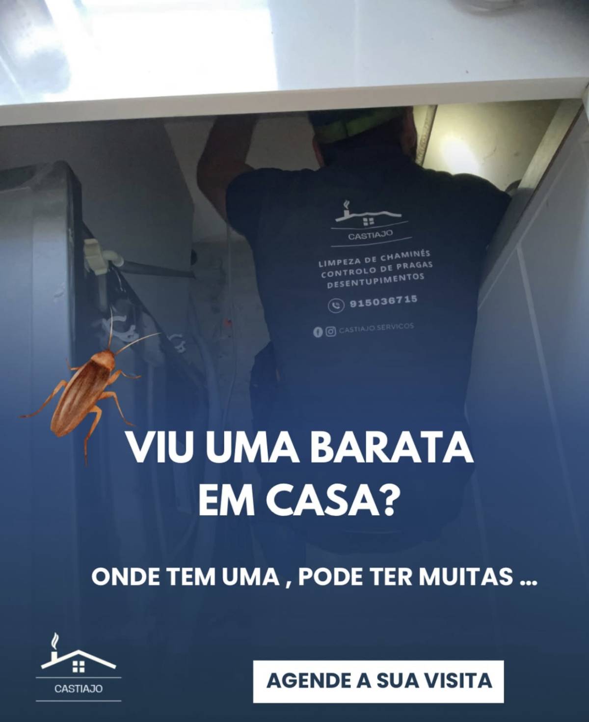 Castiajo. Serviços - Sesimbra - Dachrinnen reparieren