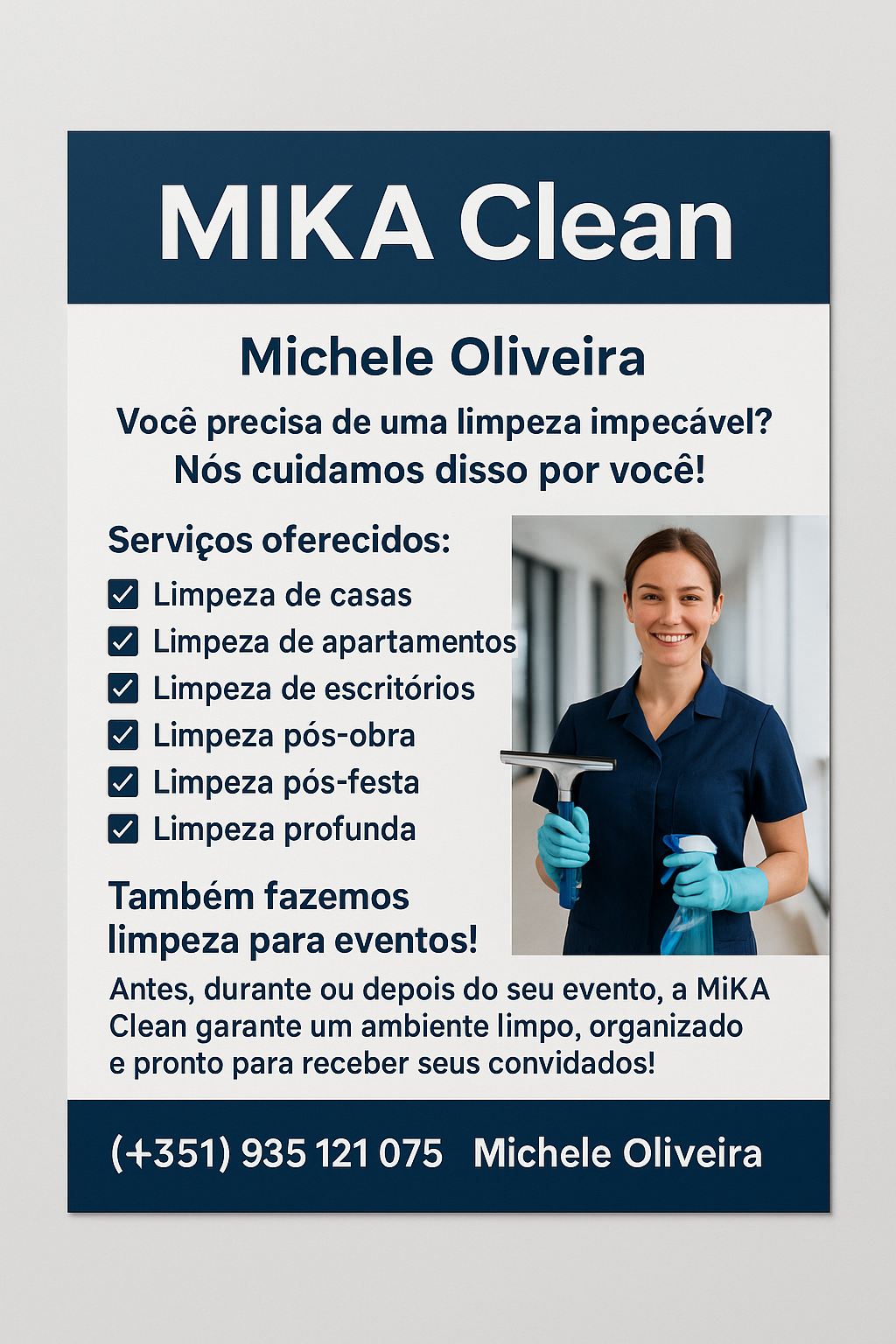 Michele Oliveira - Amadora - Grundreinigung oder Frühjahrsputz
