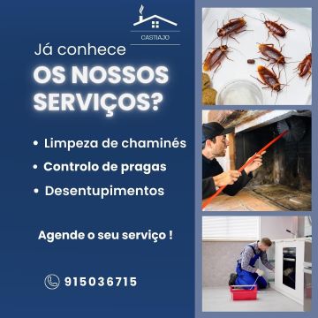 Castiajo. Serviços - Sesimbra - Kamin- und Schornsteinreinigung