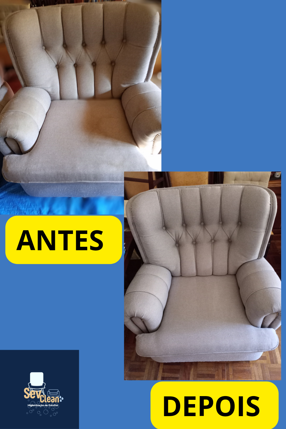 Sev Clean Limpeza de Estofos e higienização - Fundão - Limpieza de alfombras