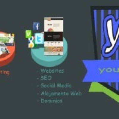 YON- You On Net - Faro - Design de Logotipos