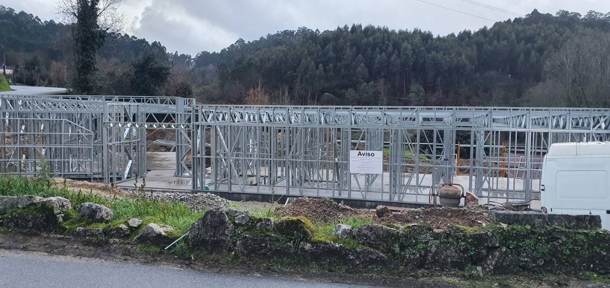 Espaço Steel LSF - Braga - Pose de sols en pierre ou en carrelage