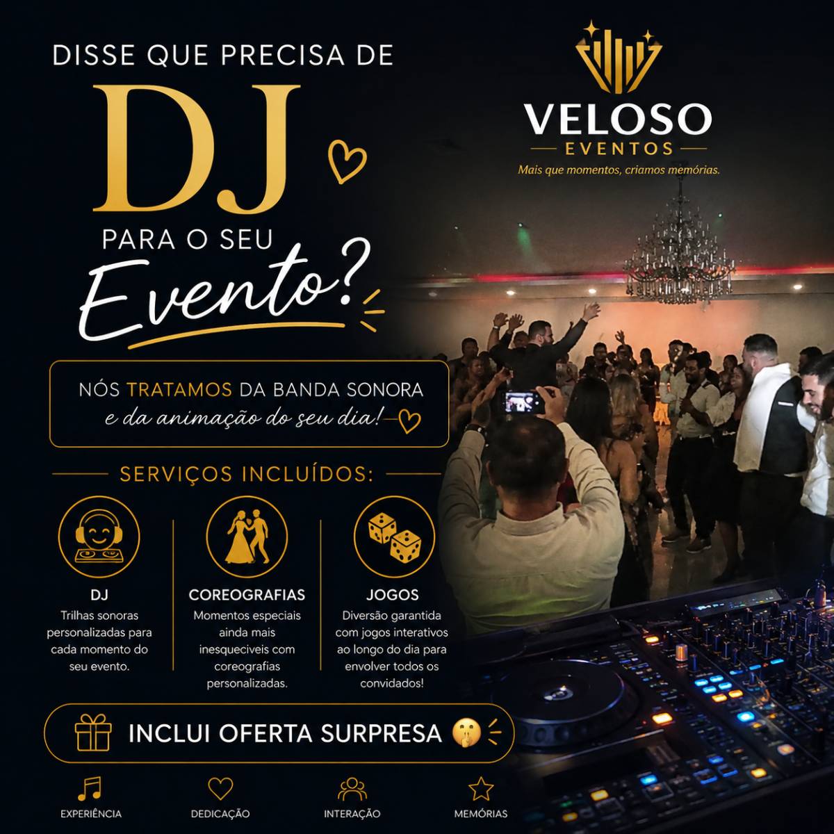 Veloso Eventos - Gondomar - Organização de Festas