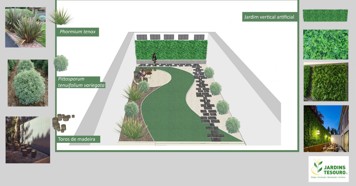 Jardins Tesouro - Matosinhos - Remoção de Arbustos