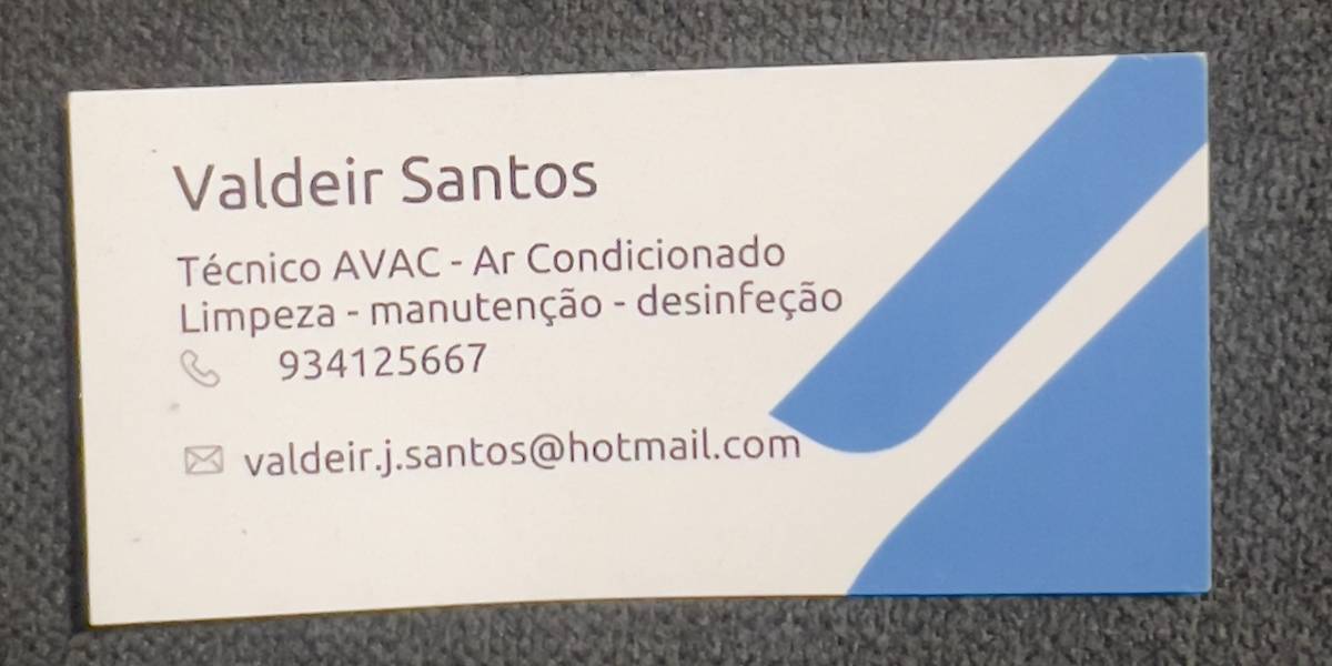 Valdeir Santos - Oeiras - Reparação de Ar Condicionado