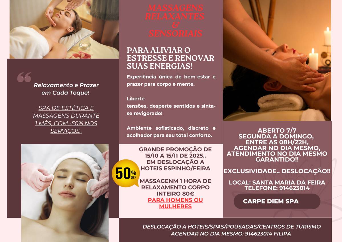 Filipah Silva - Santa Maria da Feira - Massagem Terapêutica