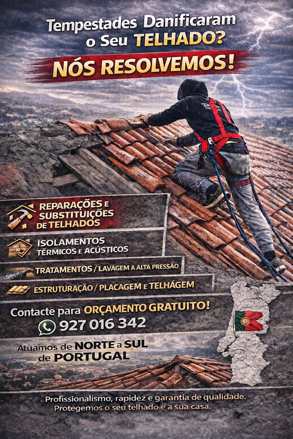 4R Telhados - Barreiro - Pintura de Pátio ou Alpendre