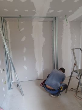 Marcelo Tayama - Albufeira - Construção de Parede Interior