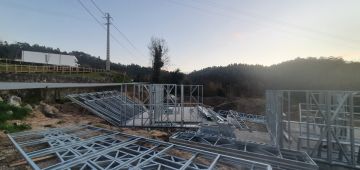 Espaço Steel LSF - Braga - Construction de mur intérieur
