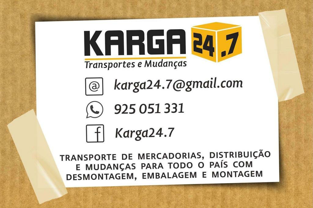 Karga 24 7 - Vila Franca de Xira - Mudança de Móveis e de Estruturas Pesadas