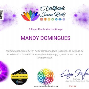 Mandy Domingues - Espinho - Aconselhamento Espiritual