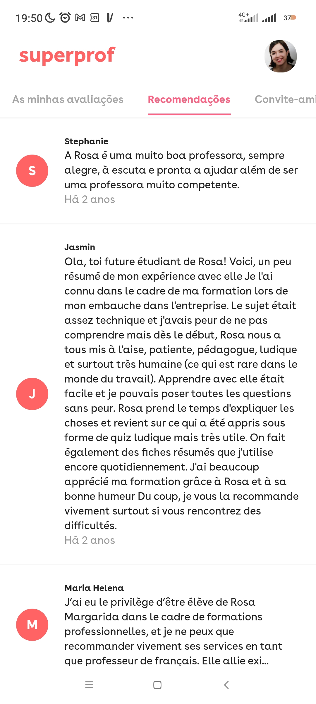 Rosa - Porto - Soutien scolaire