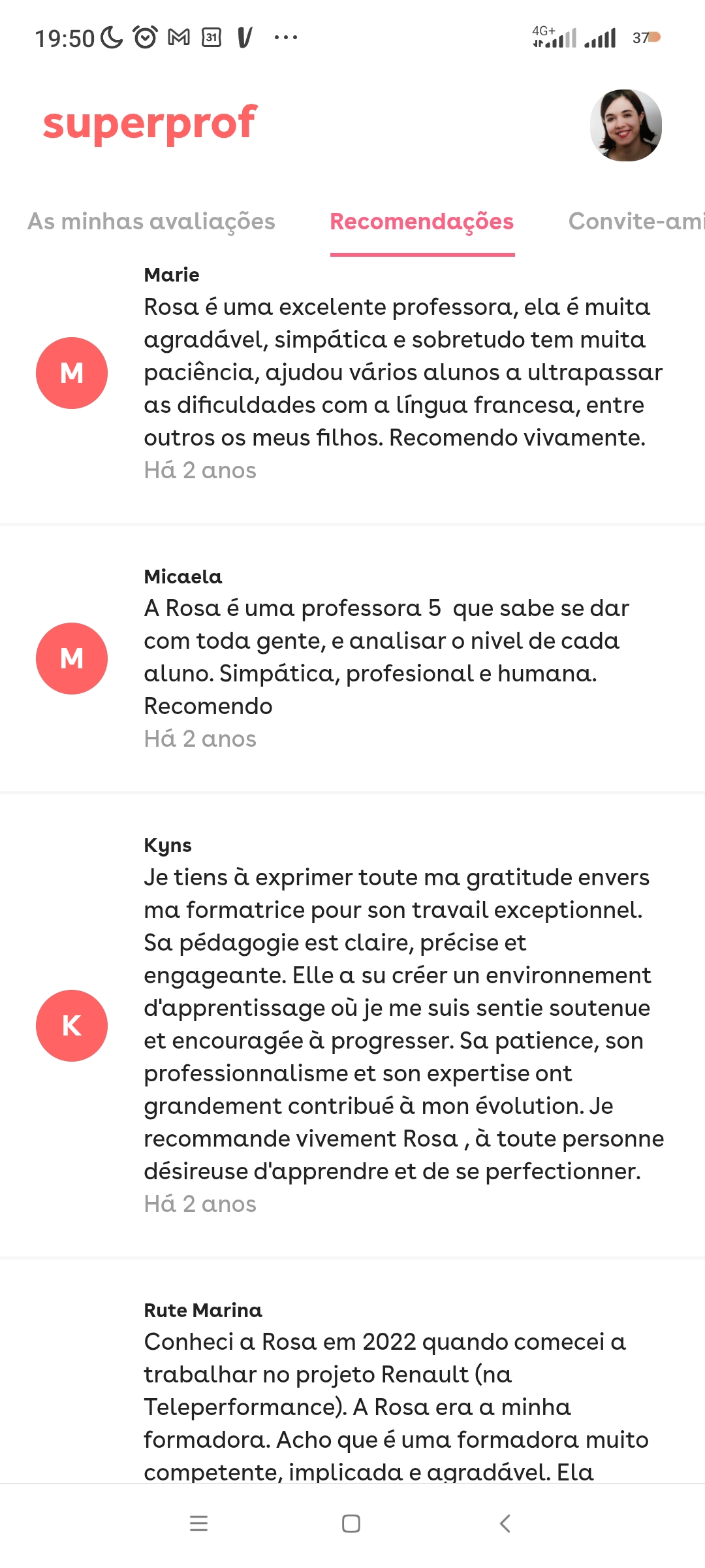 Rosa - Porto - Soutien scolaire