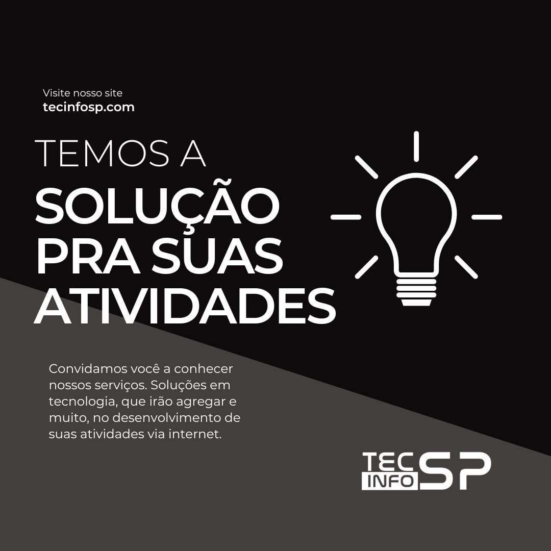 TEC INFO SP Soluções em Tecnologia - Matosinhos - Designer Gráfico