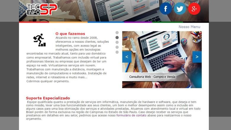 TEC INFO SP Soluções em Tecnologia - Matosinhos - Desenvolvimento de Software