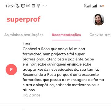 Rosa - Porto - Cours particuliers de français