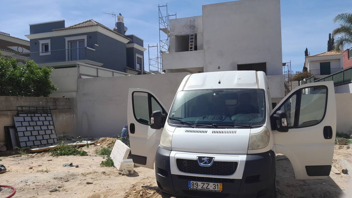 Gesso projetado - Albufeira - Construção de Parede Interior