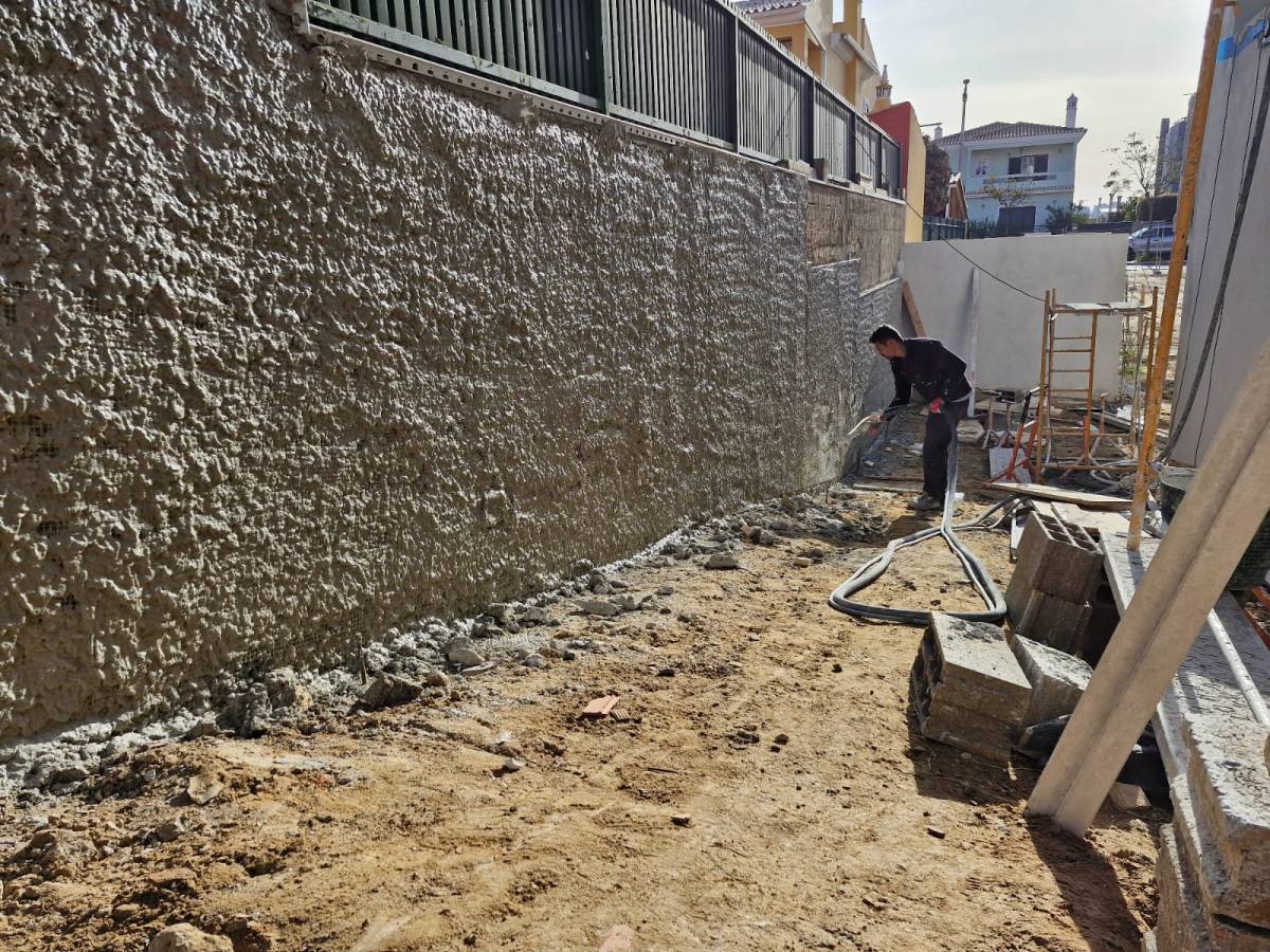 Gesso projetado - Albufeira - Remodelação de Casa de Banho