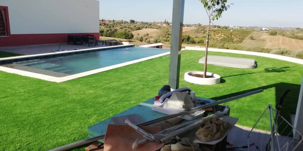 Jardinagens Martins - Santarém - Instalación de césped artificial