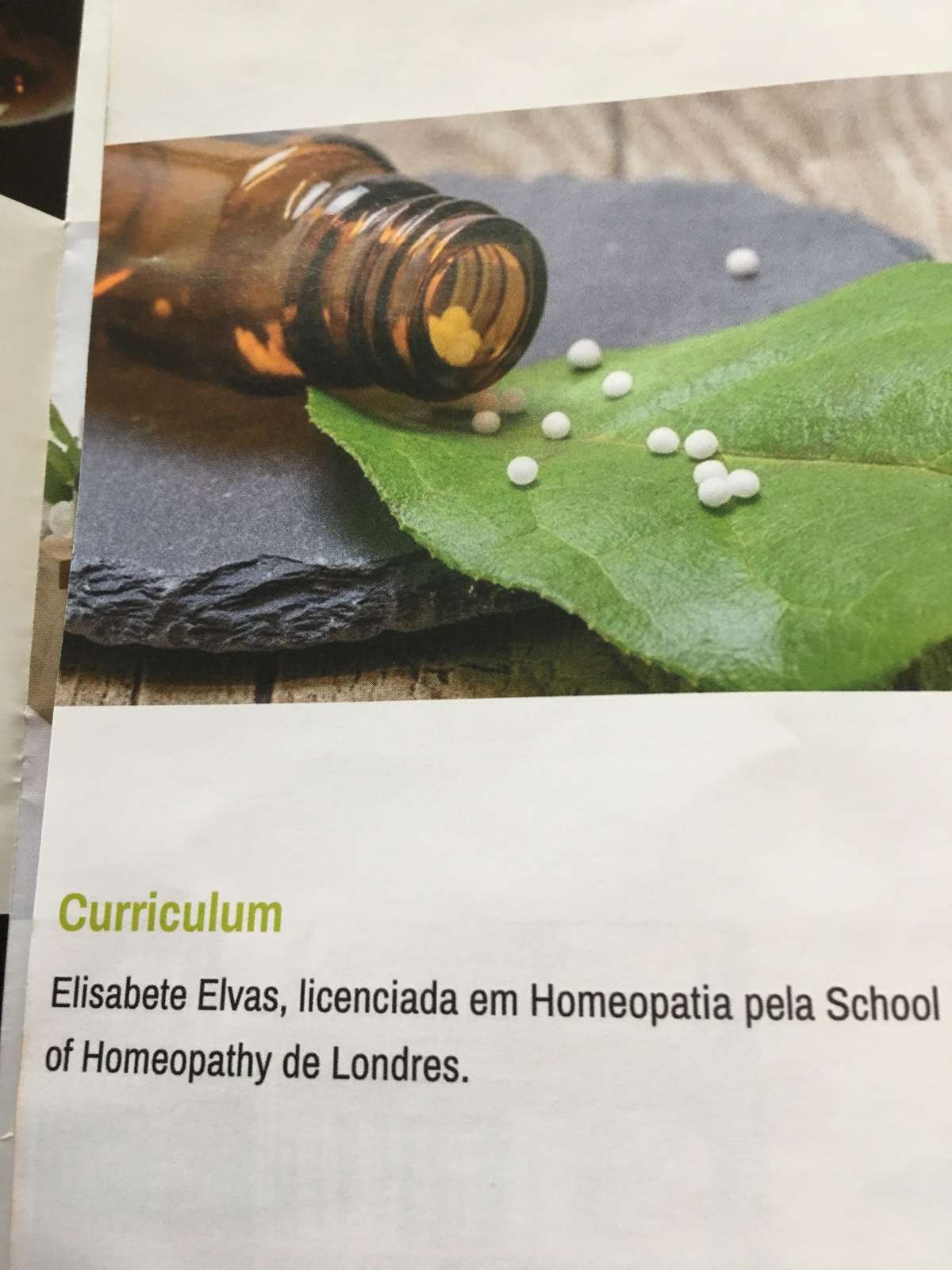 Elisabete Elvas - Lisboa - Homeopata