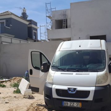 Gesso projetado - Albufeira - Construção de Parede Interior