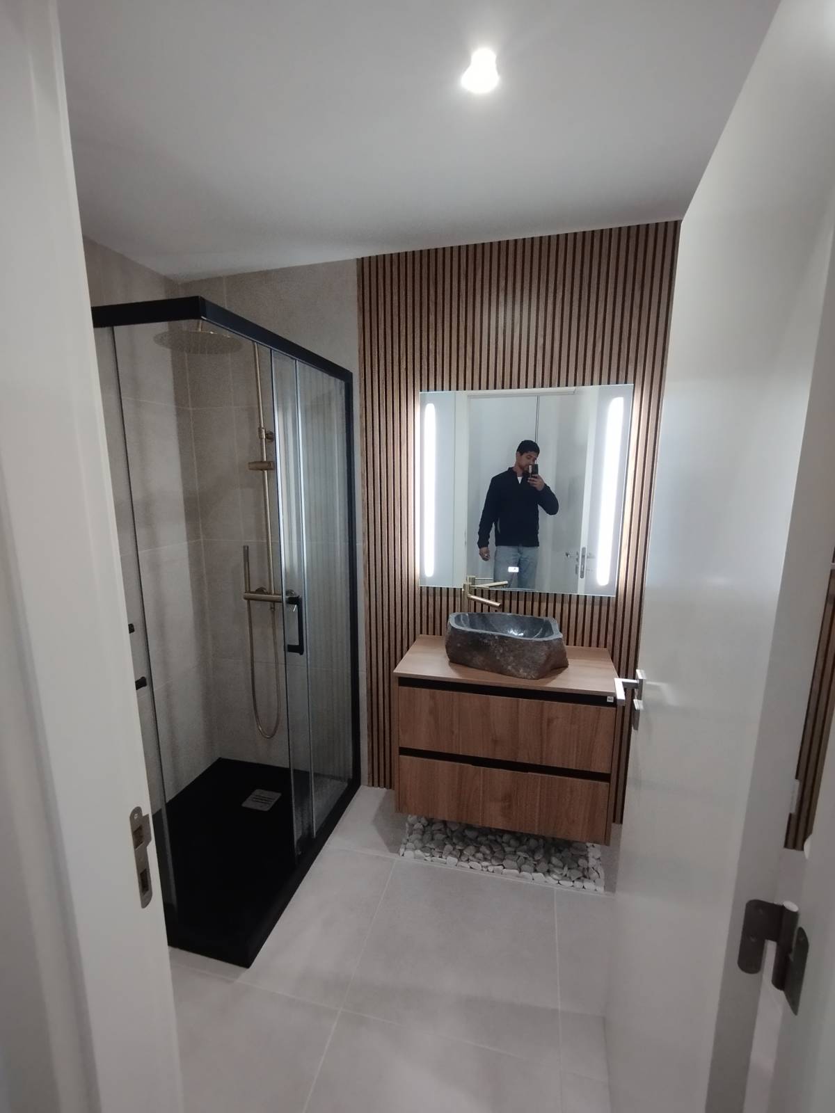 2W Remodelações - Seixal - Adición de pared interior