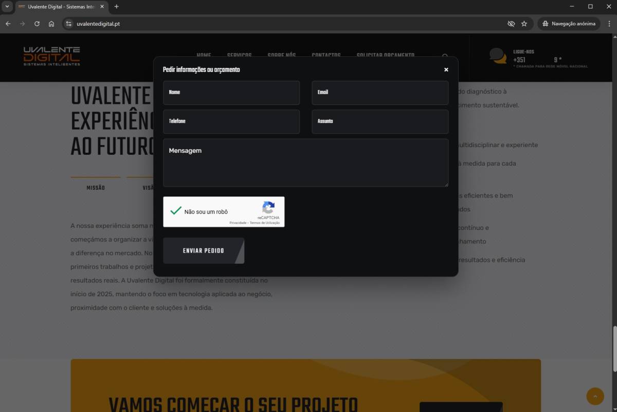 Uvalente Digital - Sistemas Digitais - Torres Vedras - Digital Marketing