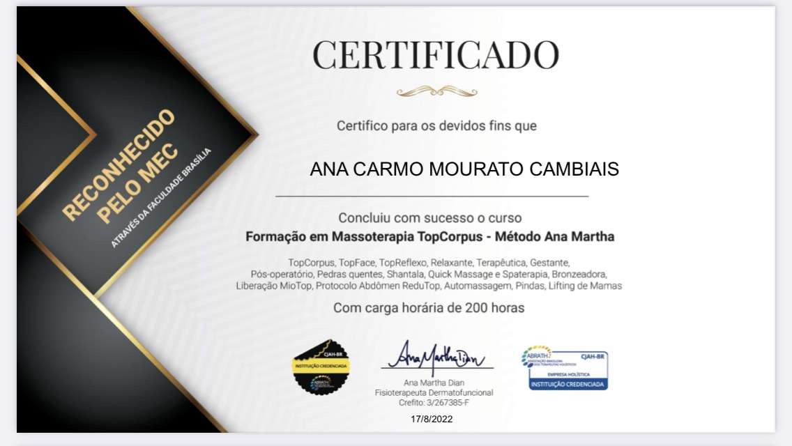 Ana Cambiais - Campo Maior - Massagem para Grávidas