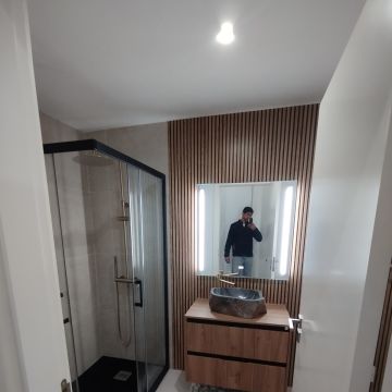 2W Remodelações - Seixal - Adición de pared interior