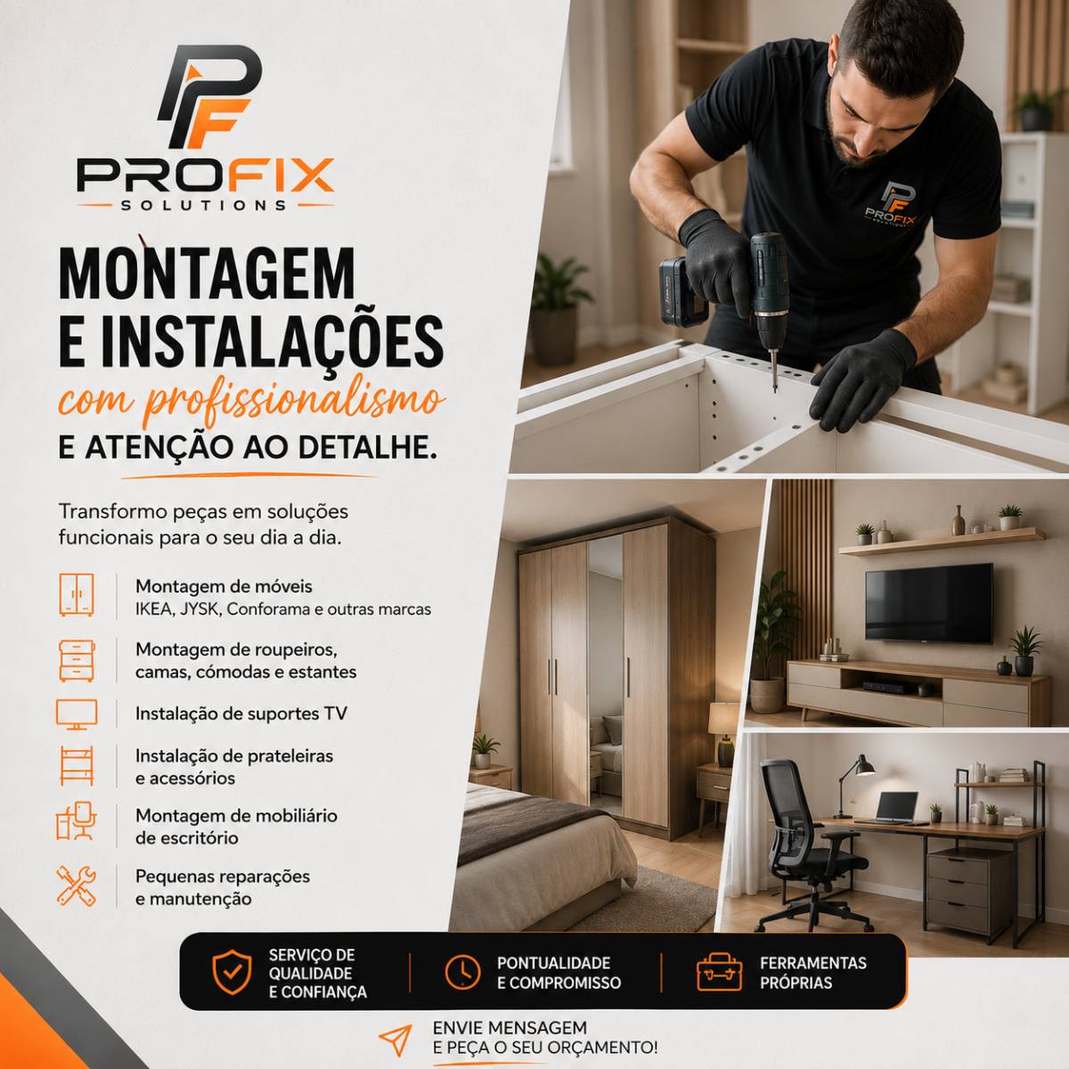 ProFix Solutions - Amarante - Montagem de Equipamento Desportivo